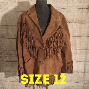 Vintage Pioneer Wear Fringe Jacket